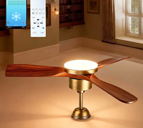 Modern ceiling fan - 52", with