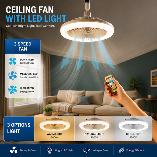Ceiling fan with - ceiling,