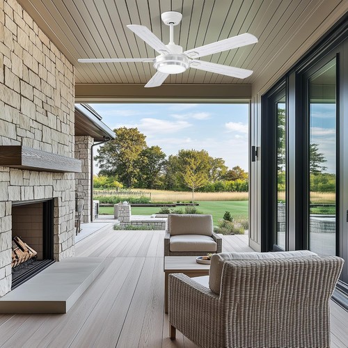 Ceiling fan with light - fan, –