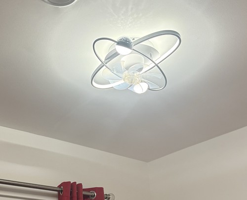 Homcom gold ceiling fan - gold,