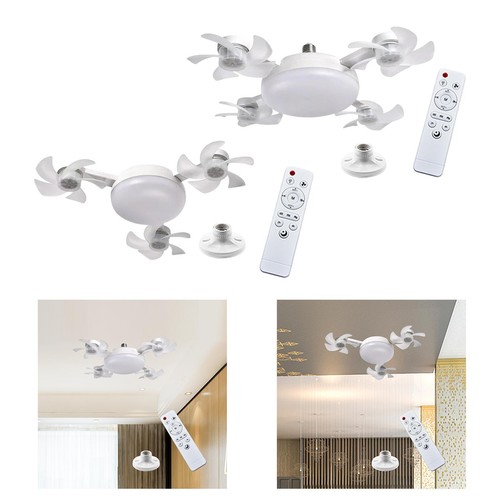 Ceiling fan with - fan, led