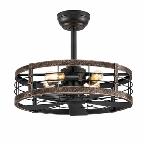 Ceiling fan blade - 5-blade, motor