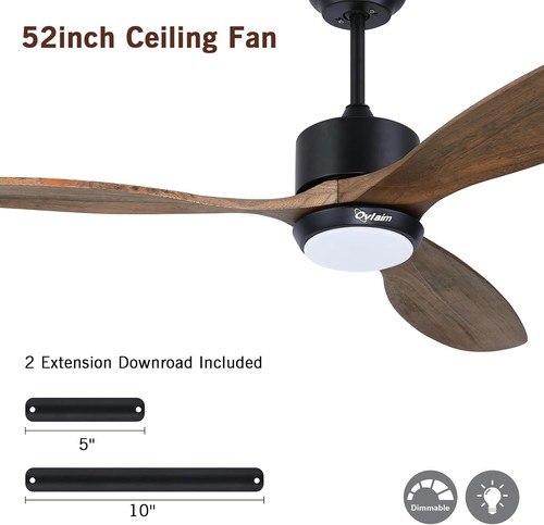 Ovlaim 132cm wood - 132cm, ceiling