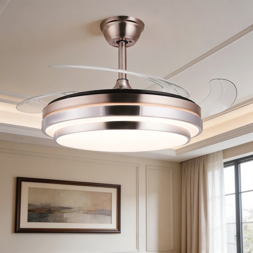 Retractable ceiling fan - retractable,