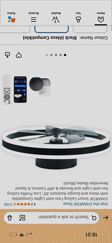 Chanfok smart ceiling fan - chanfok,