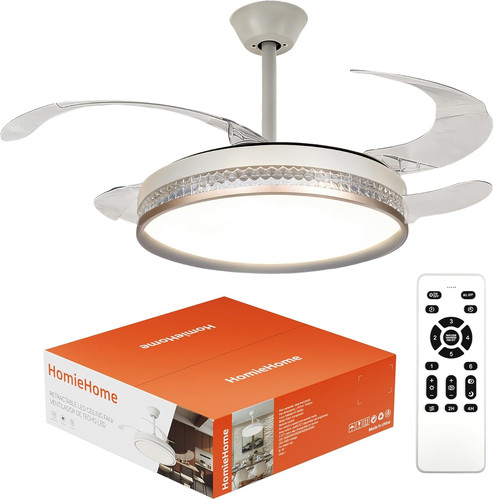 107cm retractable ceiling - 107cm, fan