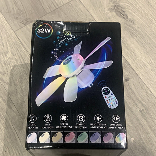 Led ceiling fan with - with, and