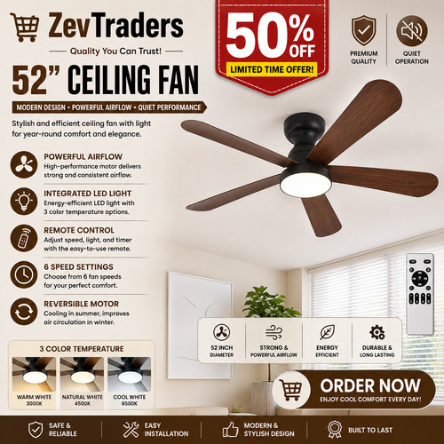 Large led ceiling fans - large,