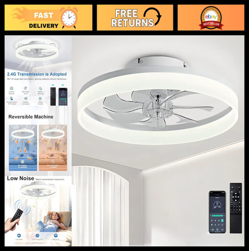 50cm modern ceiling fan with - 50cm,