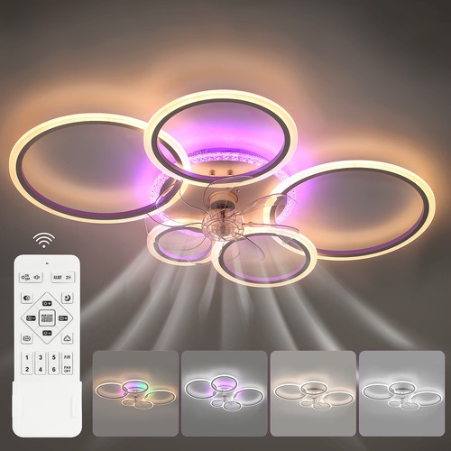 Led ceiling fans with - ceiling, lights