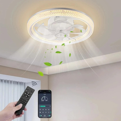 Large led ceiling - led, fan
