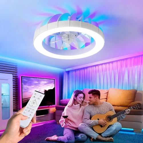 Silent ceiling light fan - silent,