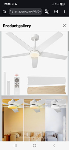 Vivohome ceiling fans with - vivohome,
