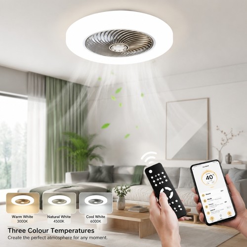 Modern led ceiling fan light - modern,