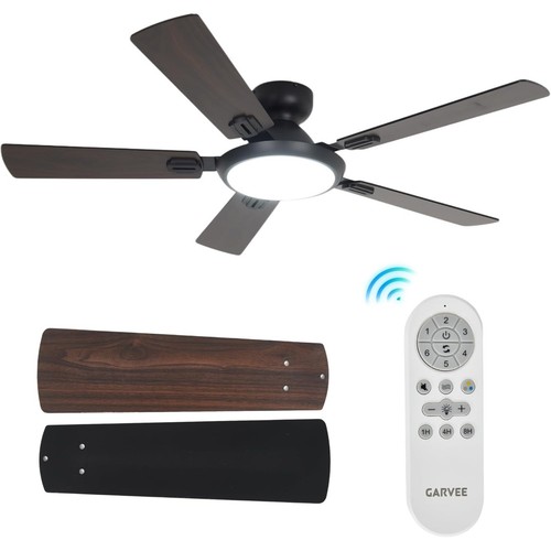 Modern black ceiling fan - modern,