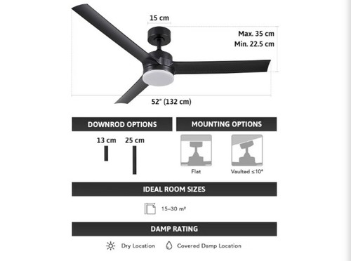 Vonluce ceiling fans with - ceiling,