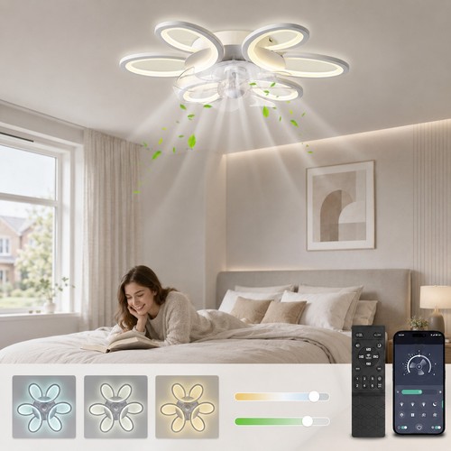 Modern led ceiling fan - modern,