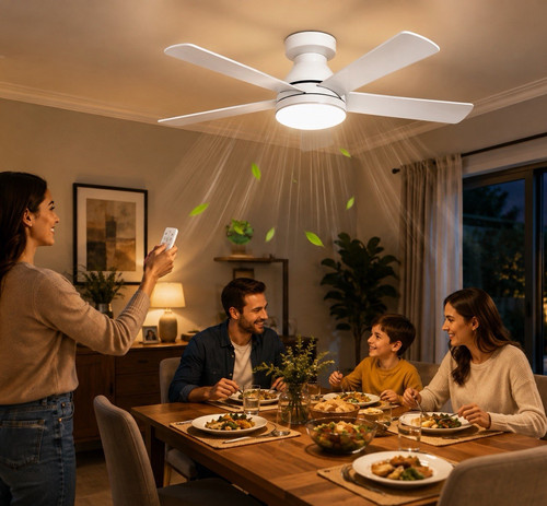 Led ceiling fan - led, with