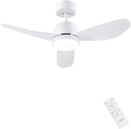 Inch white ceiling fan with - inch,
