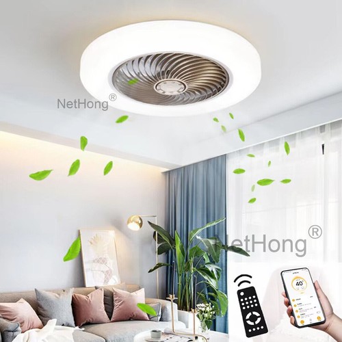 Large led ceiling fan with - large,