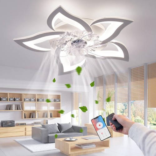 Silent fan with light led - silent,