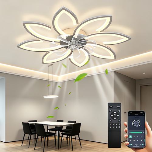 Modern smart ceiling fan - smart,