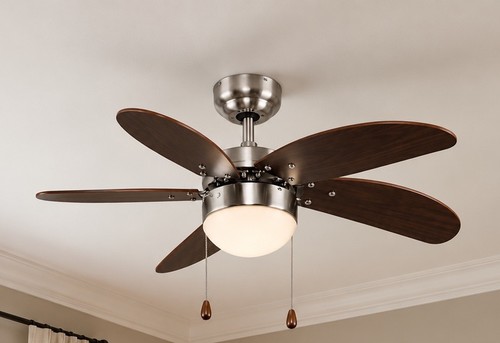 Brushed chrome black wooden - wooden, 6