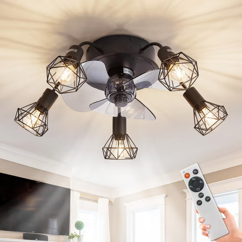 Ceiling fan with spotlights - ceiling,