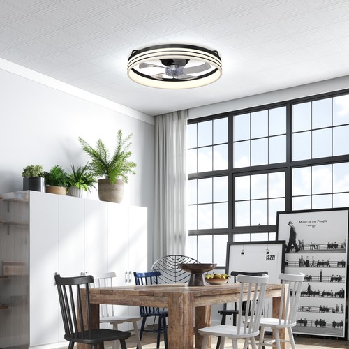 Homcom ceiling fan with light - ceiling,