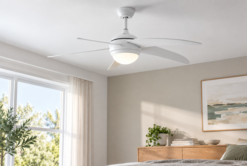 140cm white ceiling fan - 140cm,