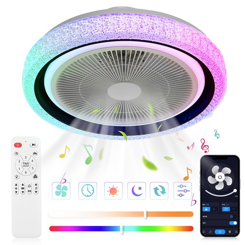 Rgbcw ceiling fan with - rgbcw,