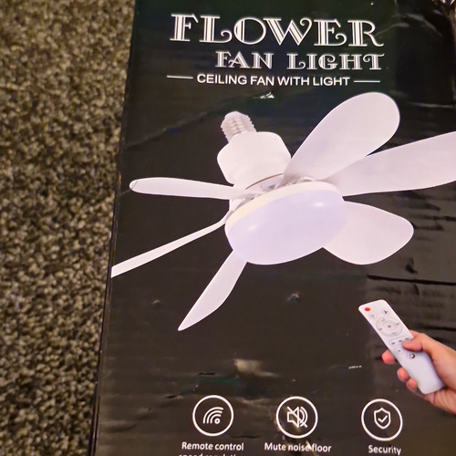 Flower design ceiling fan with - flower,
